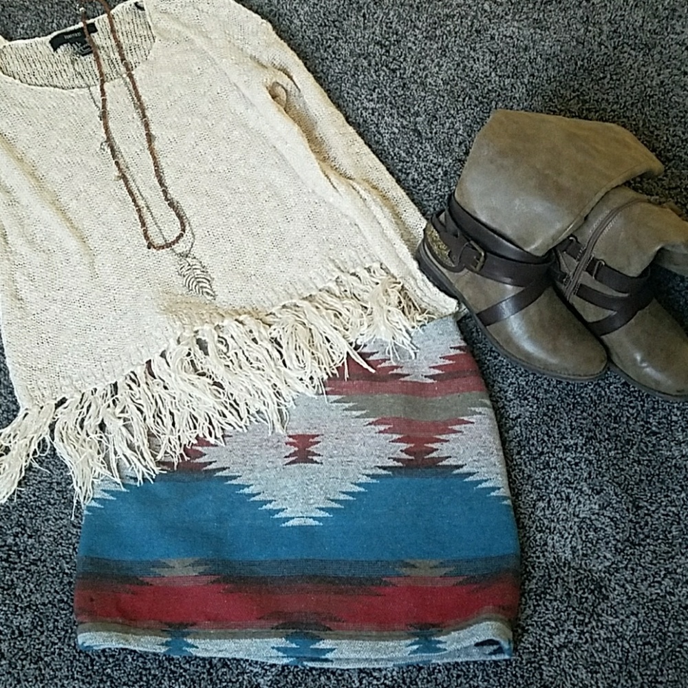 Aztec AEO sz 0 mini skirt